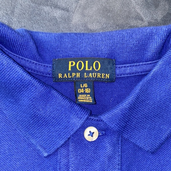Boys Ralph Lauren Cotton Mesh Polo - Picture 3 of 3